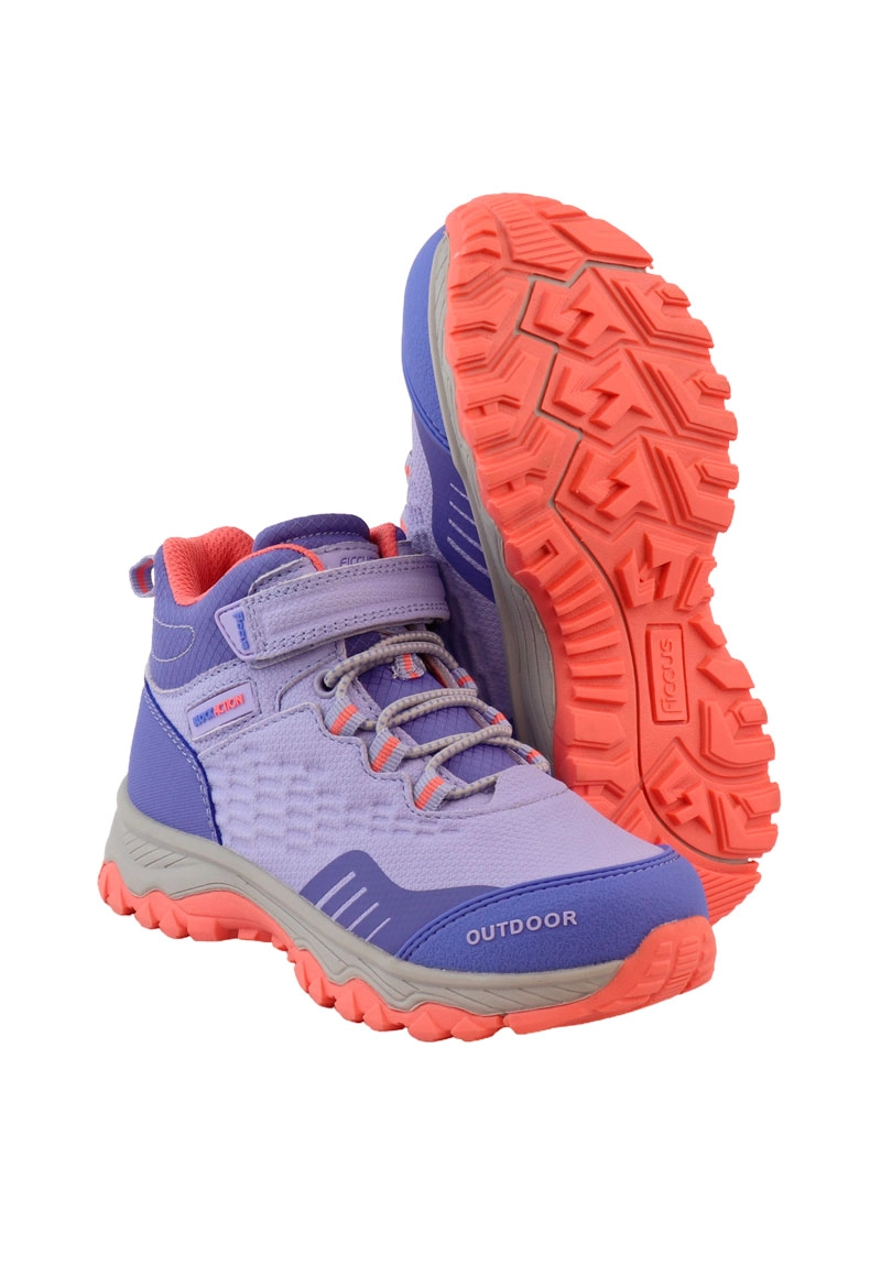 ZAPATILLA OUTDOOR NIÑA FICCUSTEX BLOCK ACTION 2620889 LILA - 3