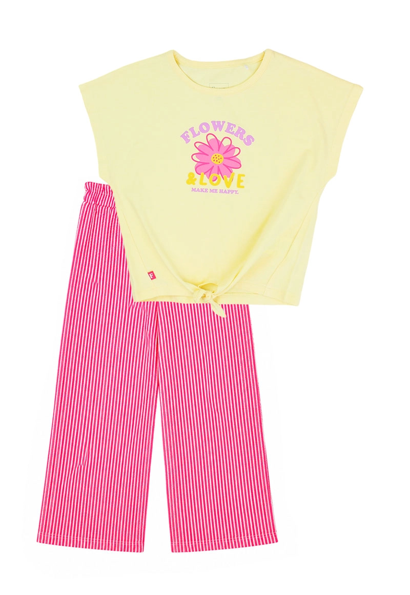 CONJUNTO NIÑA DAY TO DAY 2710790 AMARILLO CLARO - 1