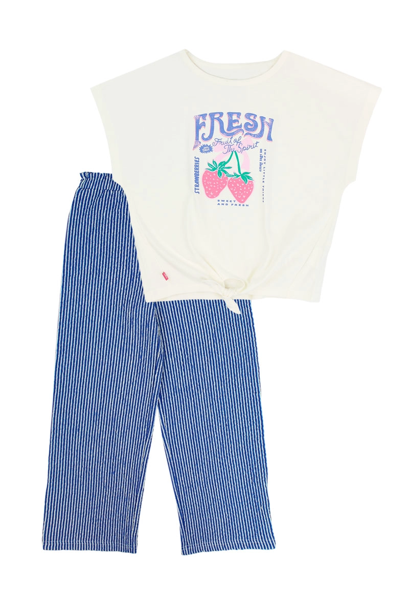 CONJUNTO NIÑA DAY TO DAY 2710790 AMARILLO CLARO - 1