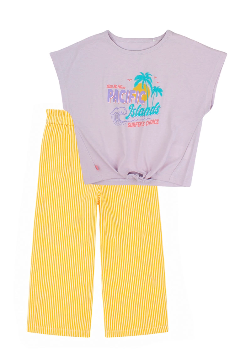CONJUNTO NIÑA DAY TO DAY 2710790 AMARILLO CLARO - 1