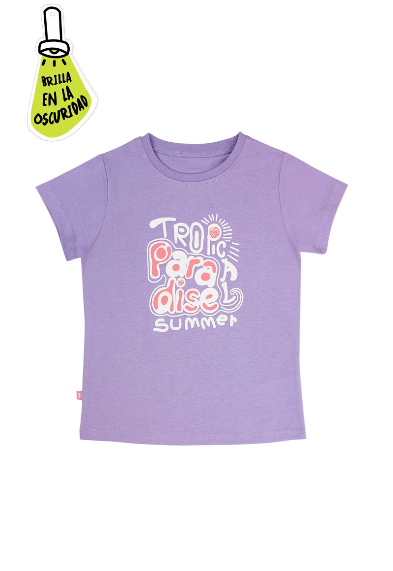 POLERA NIÑA POWER LIGHT 2710767 LILA - 1