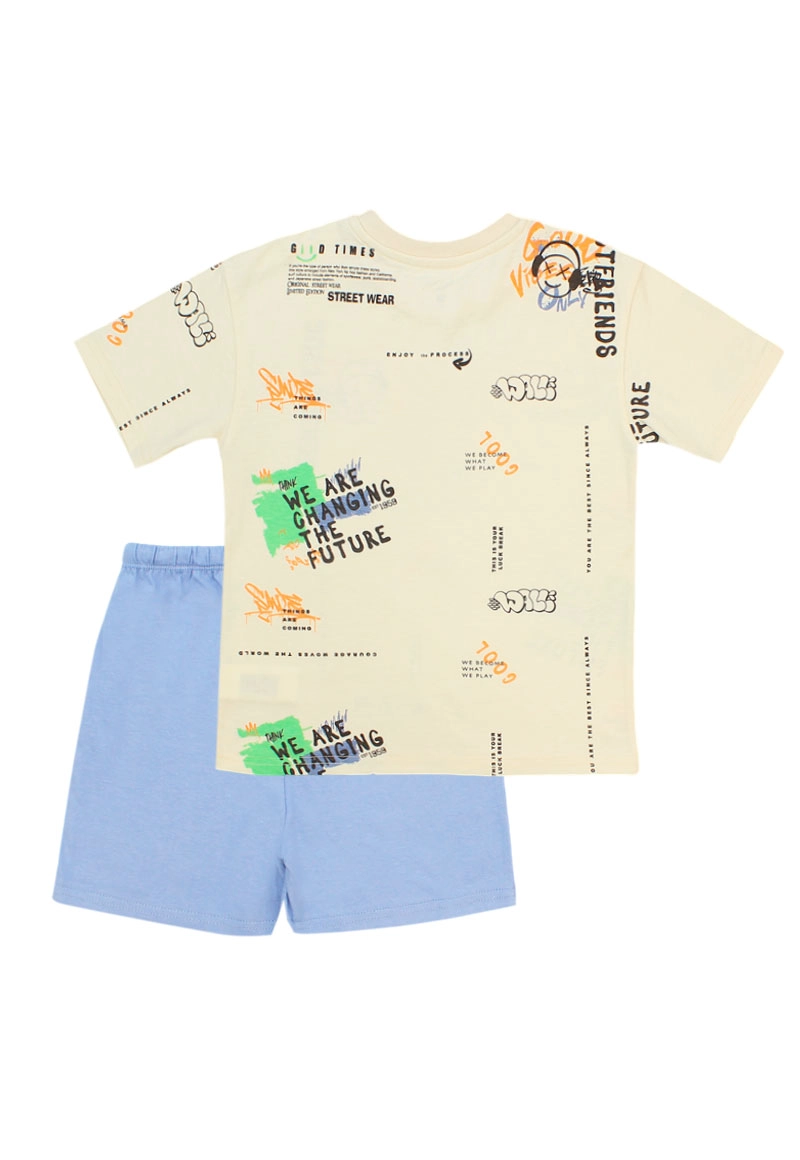PIJAMA NIÑO MUST HAVE 2710283 AZUL CIELO - 2