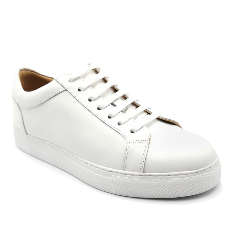 ZAPATILLAS HOMBRE TEMPLARIOS URBANAS BLANCO CUERO NORMANDIA - 2