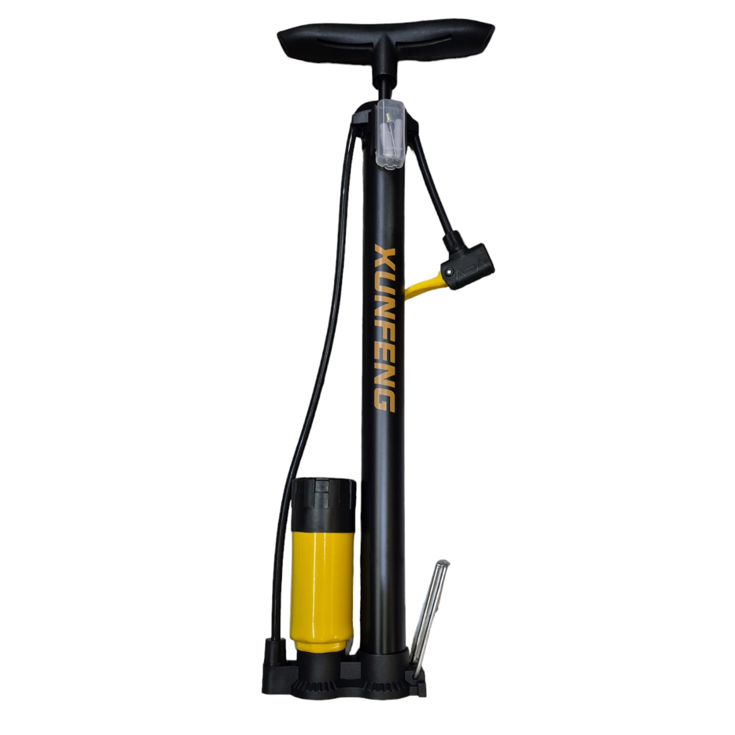 BOMBÍN DE PIE ALUMINIO NEGRO - 160 PSI - 1