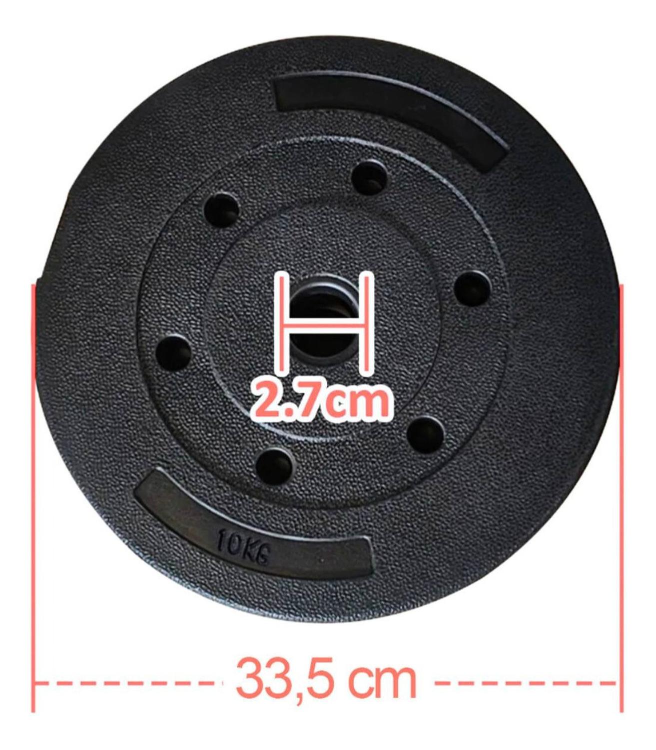 PAR DISCOS 10 KG - 20 KG EN TOTAL - 2