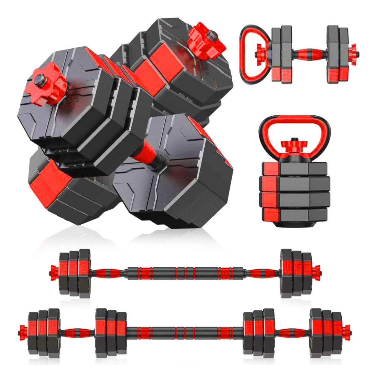 MANCUERNAS YEP 20 KG AJUSTABLES SET COMPLETO RUSA KETTLEBELL - 1
