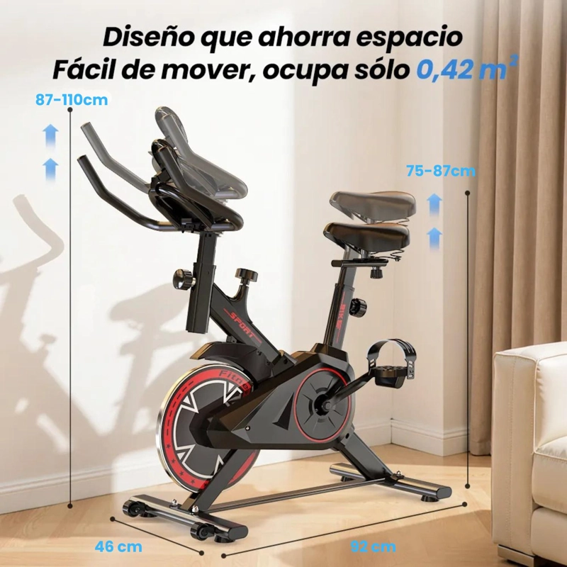 BICICLETA SPINNING RESISTENCIA 6KG YEPSPORT - 2