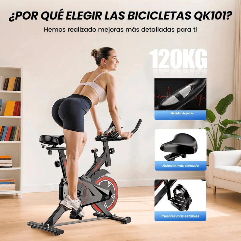 BICICLETA SPINNING RESISTENCIA 6KG YEPSPORT - 7