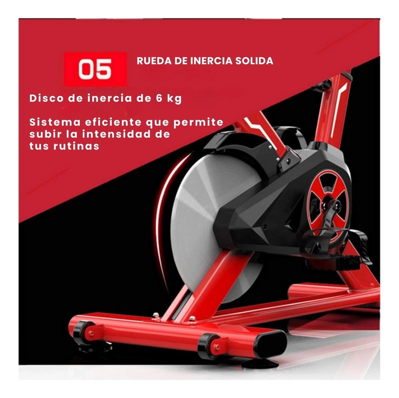 BICICLETA SPINNING RESISTENCIA 6KG YEPSPORT - 7
