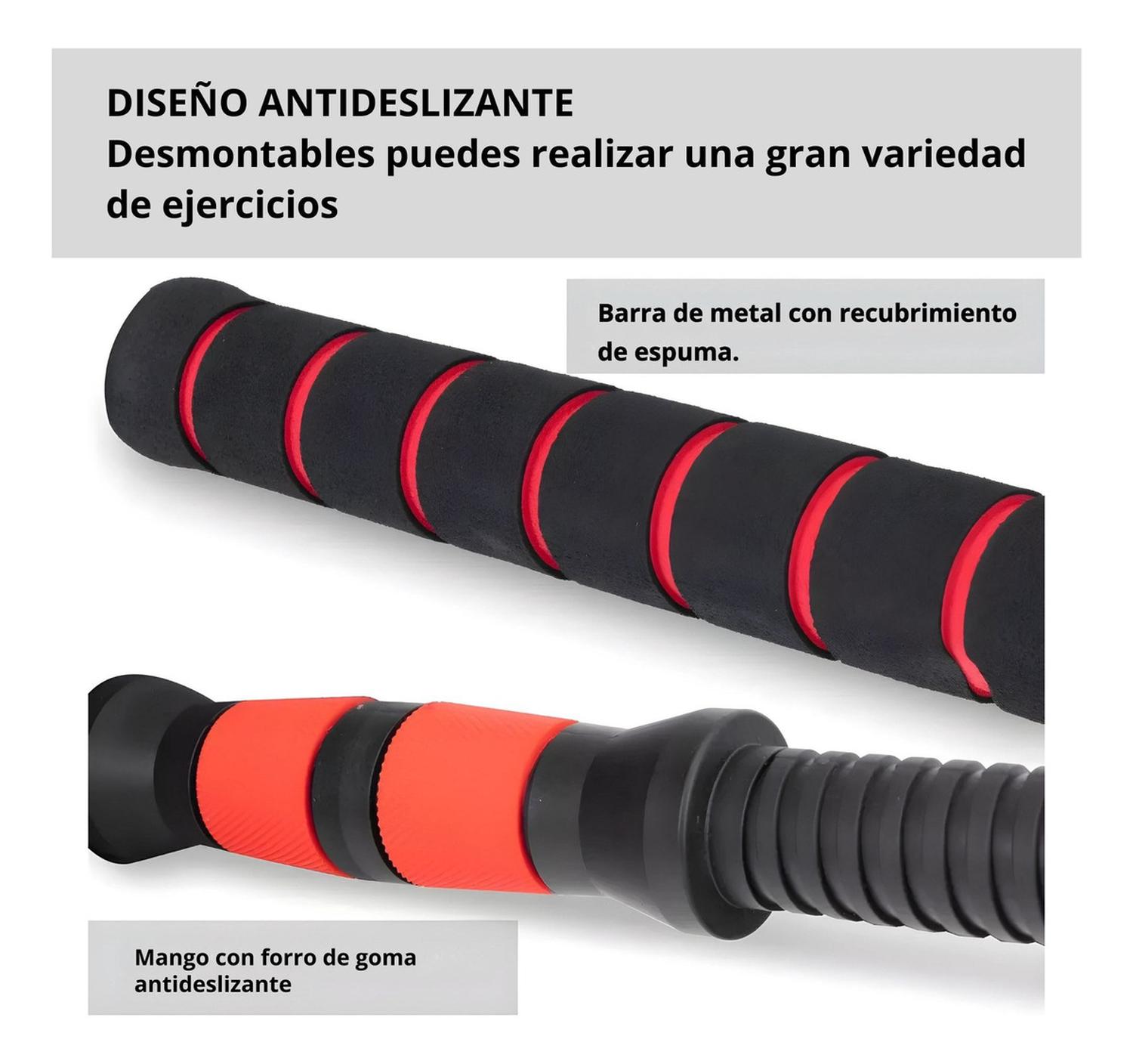 SET MANCUERNAS CONVERTIBLE A BARRA AJUSTABLES 10 KG - 7