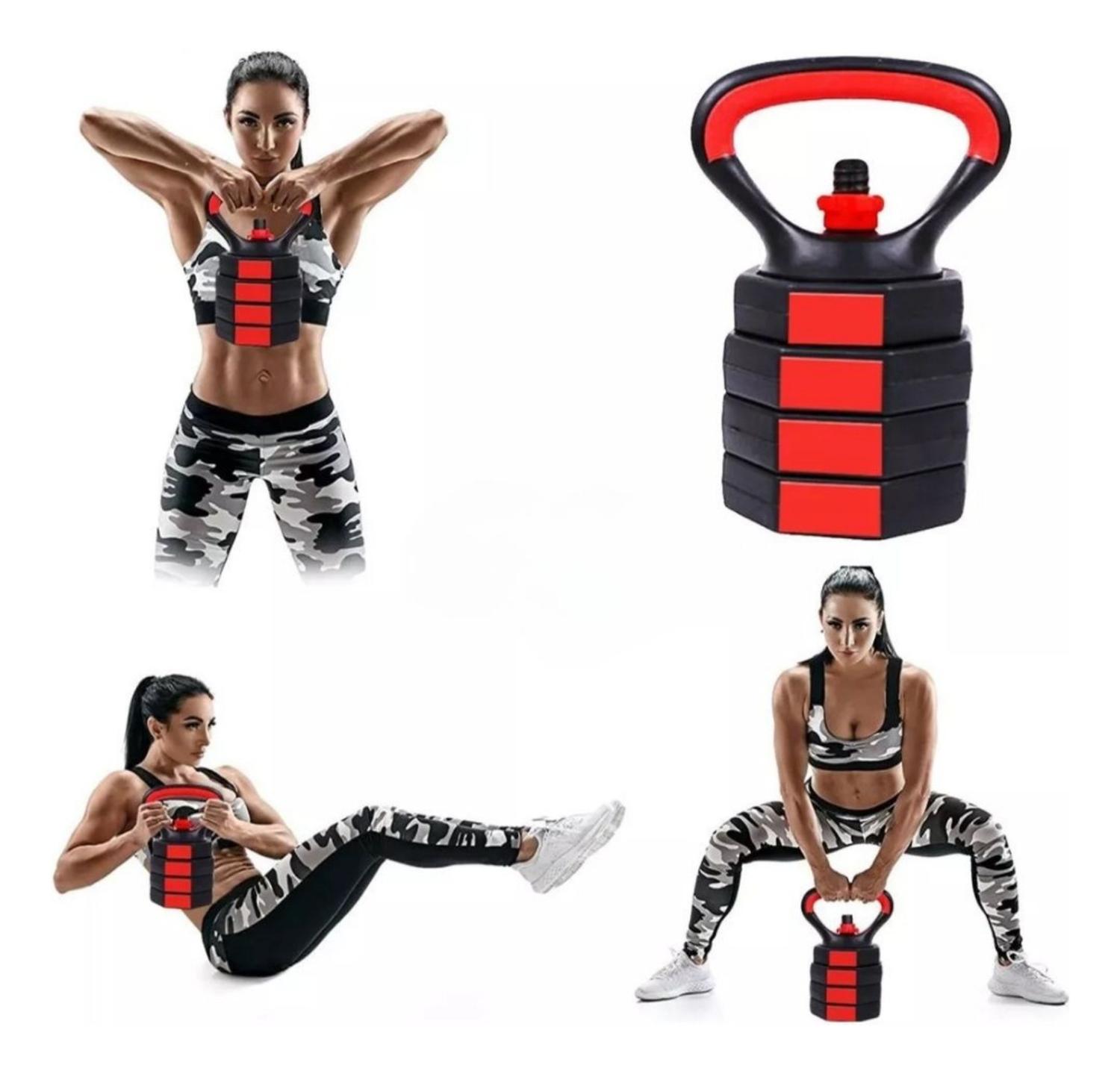 SET MANCUERNAS BARRA RUSA AJUSTABLES 30 KG 3 EN 1 - 6