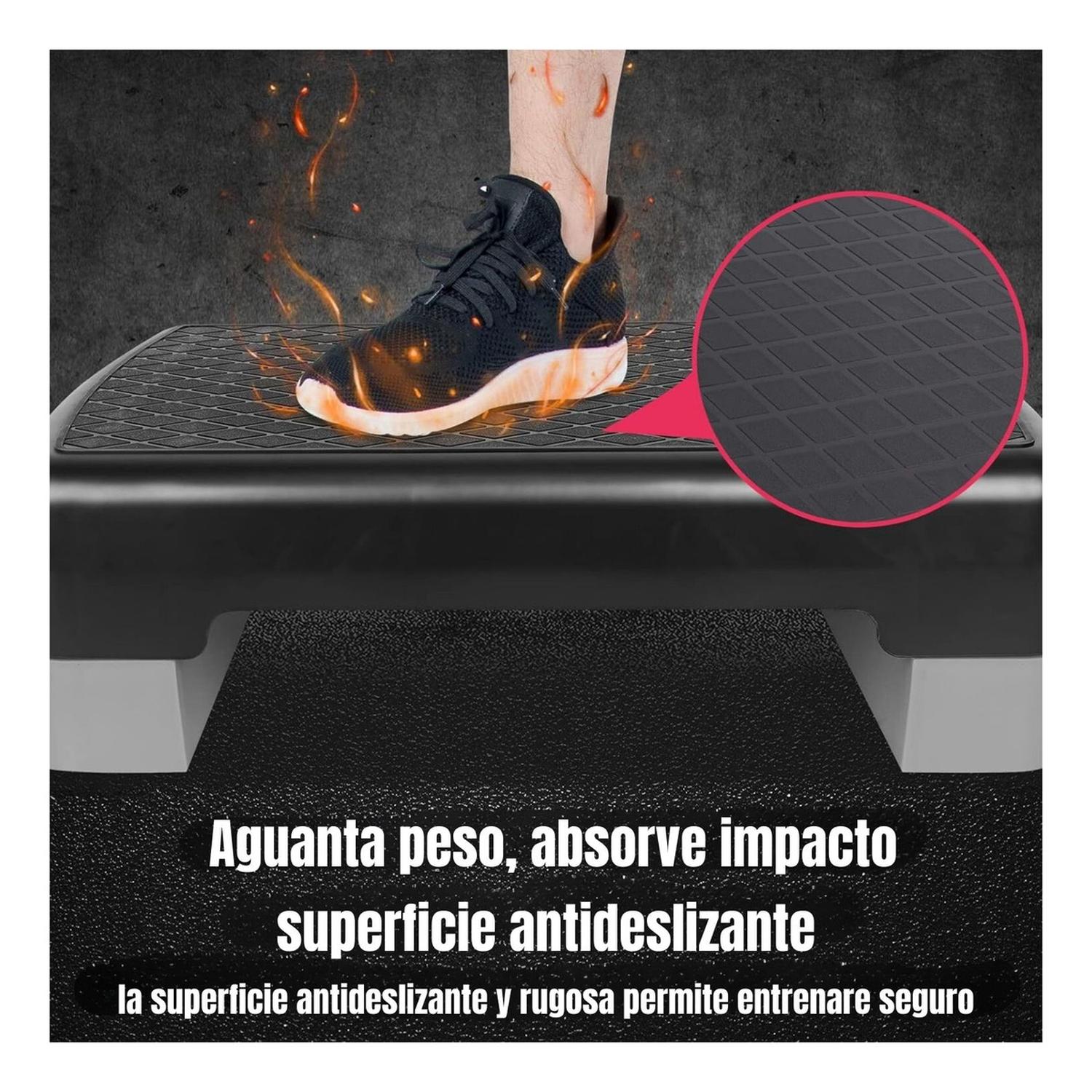 STEP AEROBICO 2 NIVELES ANTIDESLIZANTE YEP SPORT - 4