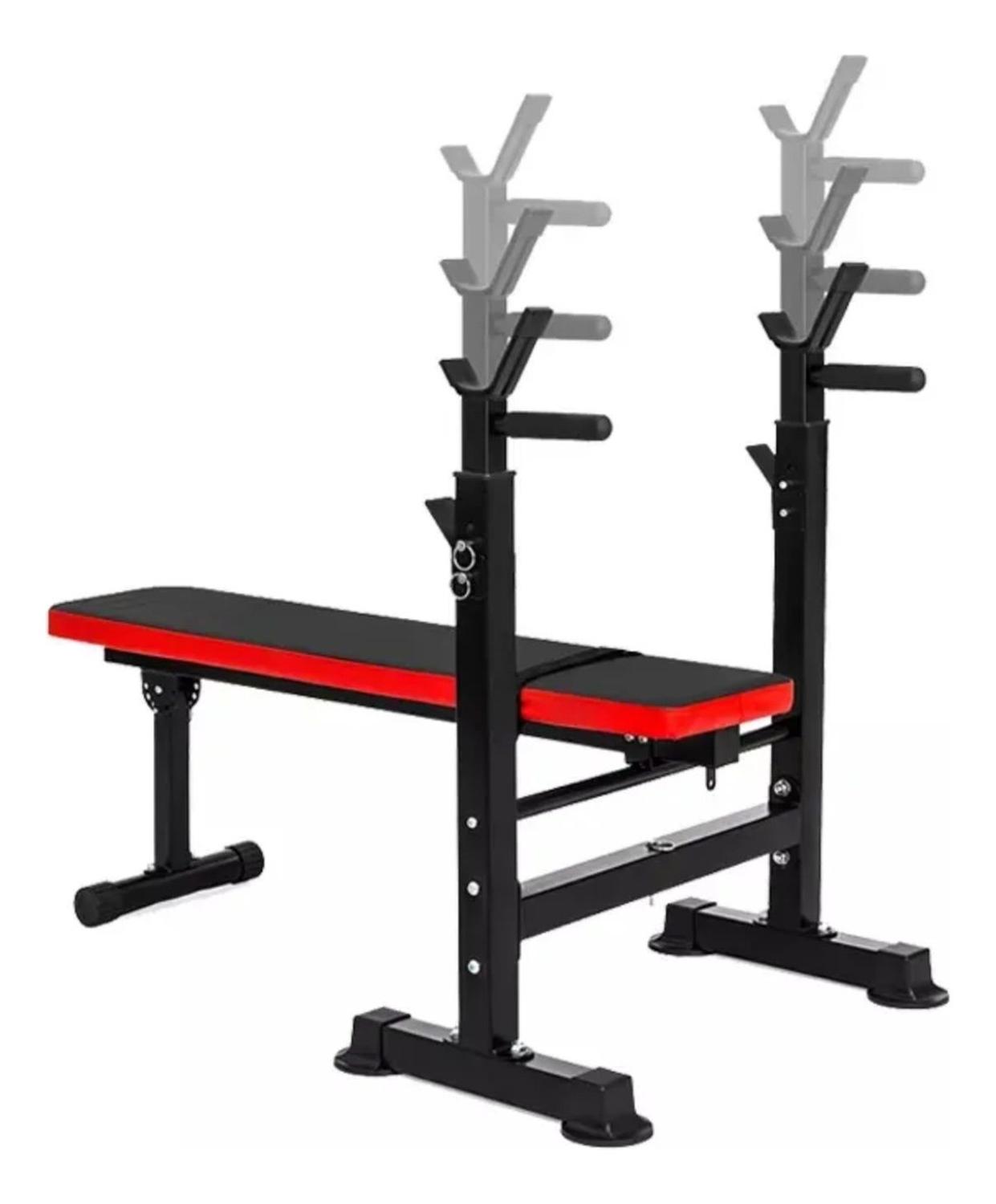 PRESS BANCA ABDOMINAL RECLINABLE PARA PESAS CON RACK L - 4