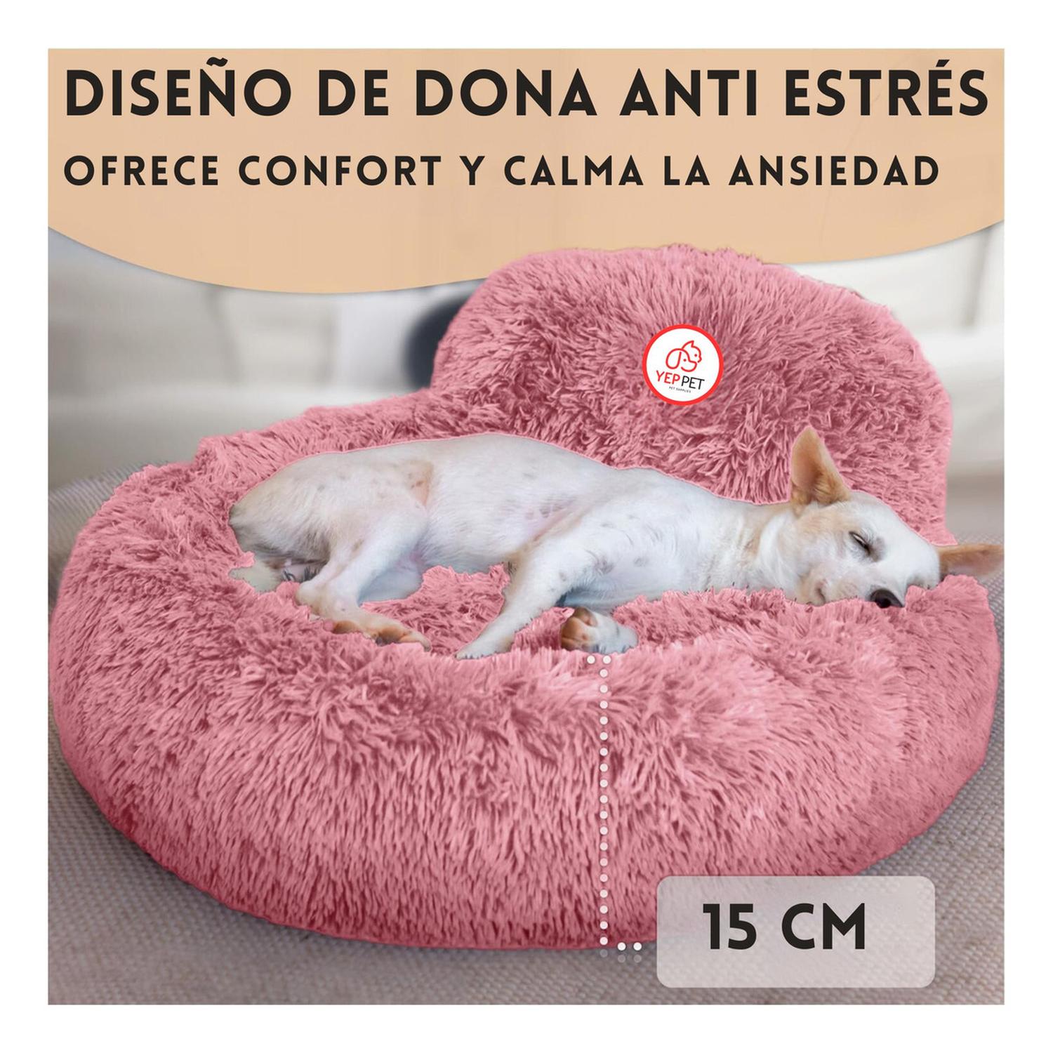 CAMA PERROS YEP GRANDE PET L ANTIESTRÉS Y RONQUIDO DONA - 3
