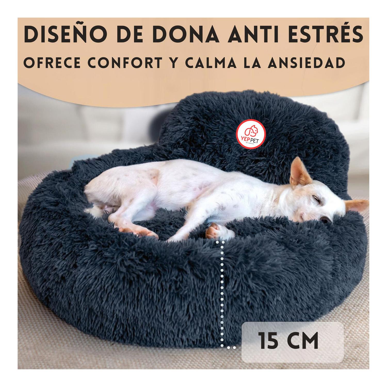 CAMA PERROS YEP GRANDE PET L ANTIESTRÉS Y RONQUIDO DONA - 3