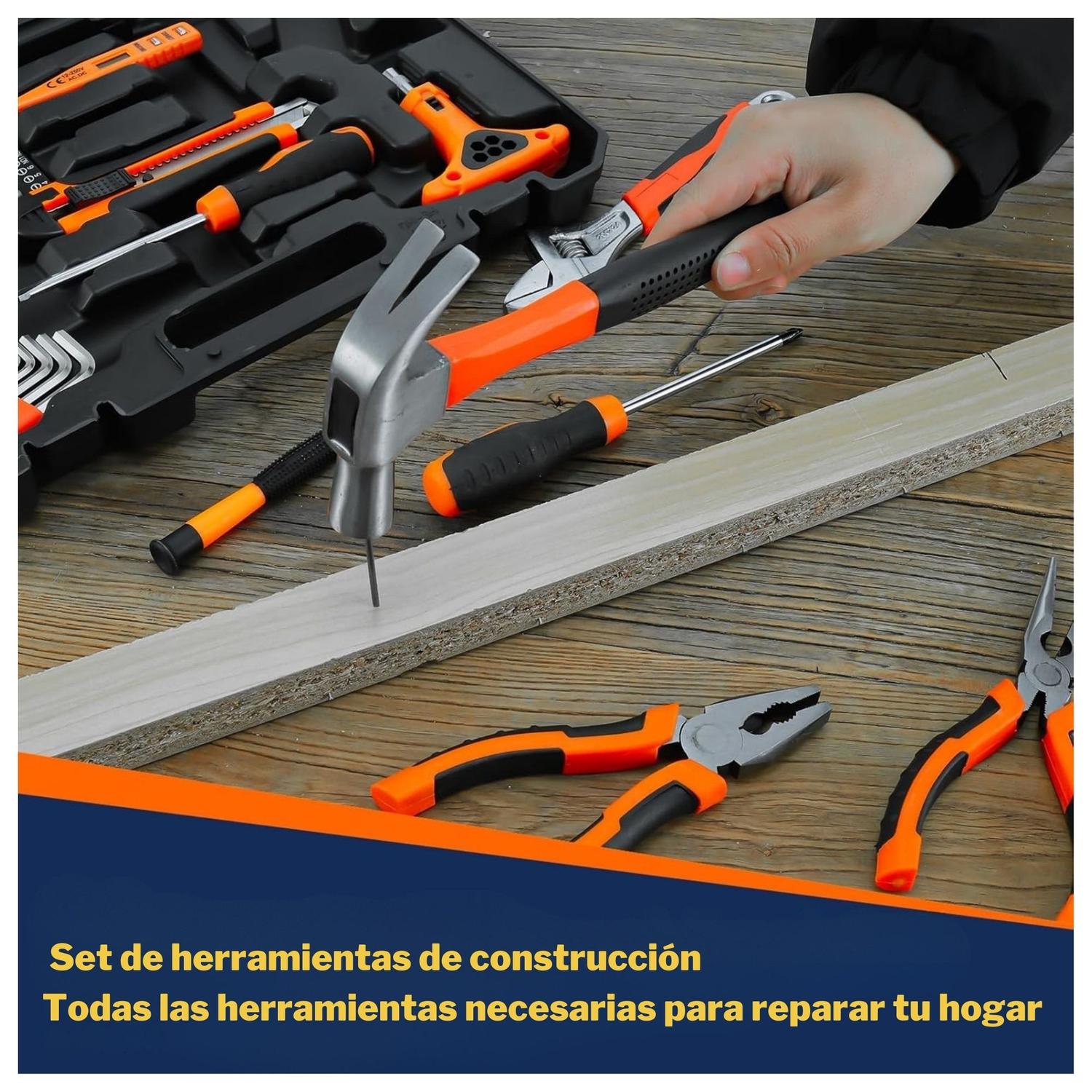SET HERRAMIENTAS YEP MANUALES 45 PIEZAS + MALETÍN PORTÁTIL - 4