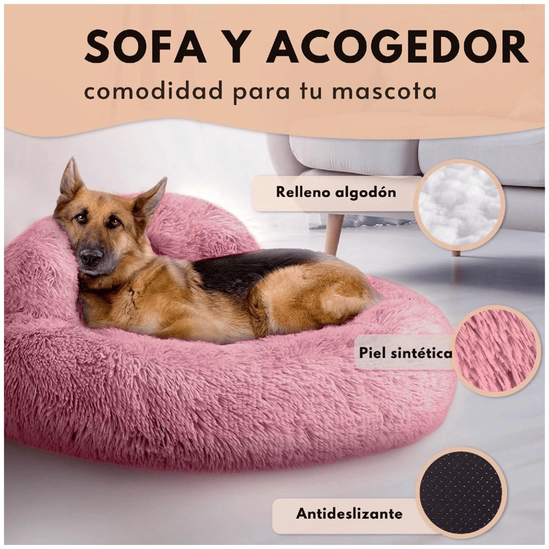 CAMA MASCOTA GRANDE YEP PERRO XL ANTIESTRE S Y RONQUIDO - 2
