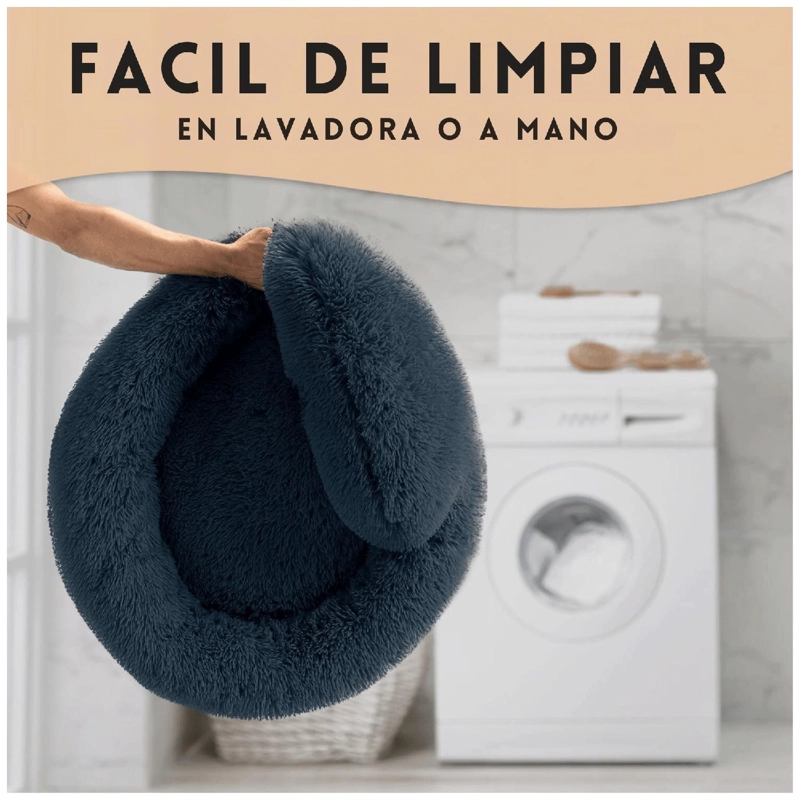 CAMA MASCOTA GRANDE YEP PERRO XL ANTIESTRE S Y RONQUIDO - 6