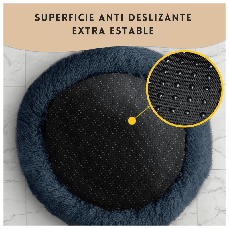 CAMA MASCOTA GRANDE YEP PERRO XL ANTIESTRE S Y RONQUIDO - 7
