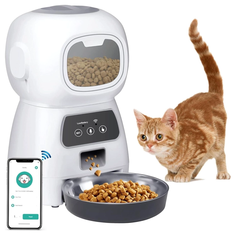 DISPENSADOR AUTOMATICO + APP COMIDA MASCOTAS YEP PET - 1