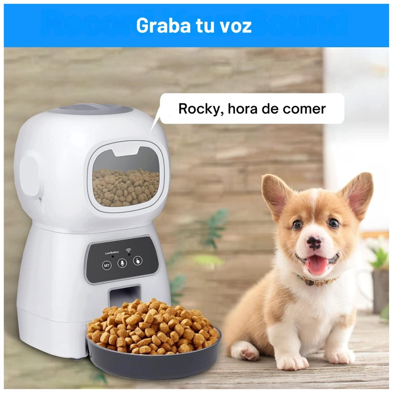 DISPENSADOR AUTOMATICO + APP COMIDA MASCOTAS YEP PET - 2