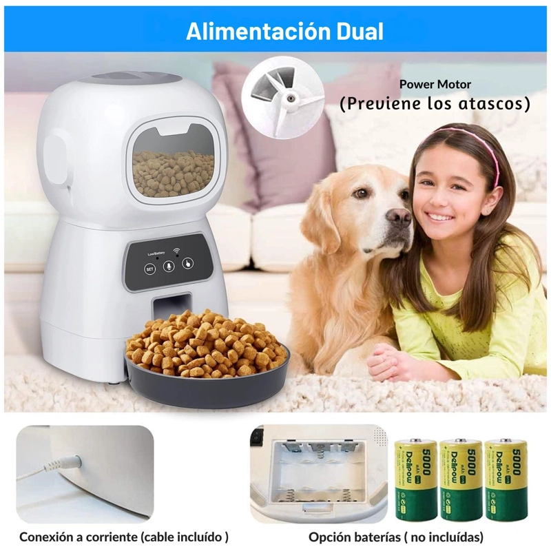 DISPENSADOR AUTOMATICO + APP COMIDA MASCOTAS YEP PET - 6