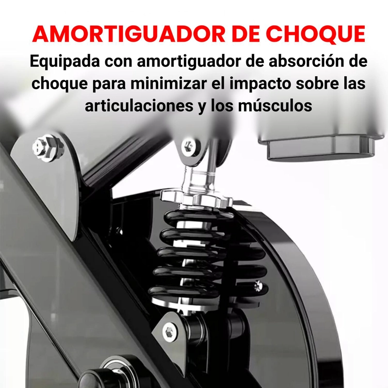 BICICLETA SPINNING ANTI SHOCK PRO 14 KG DISCO 1016-4RED - 5