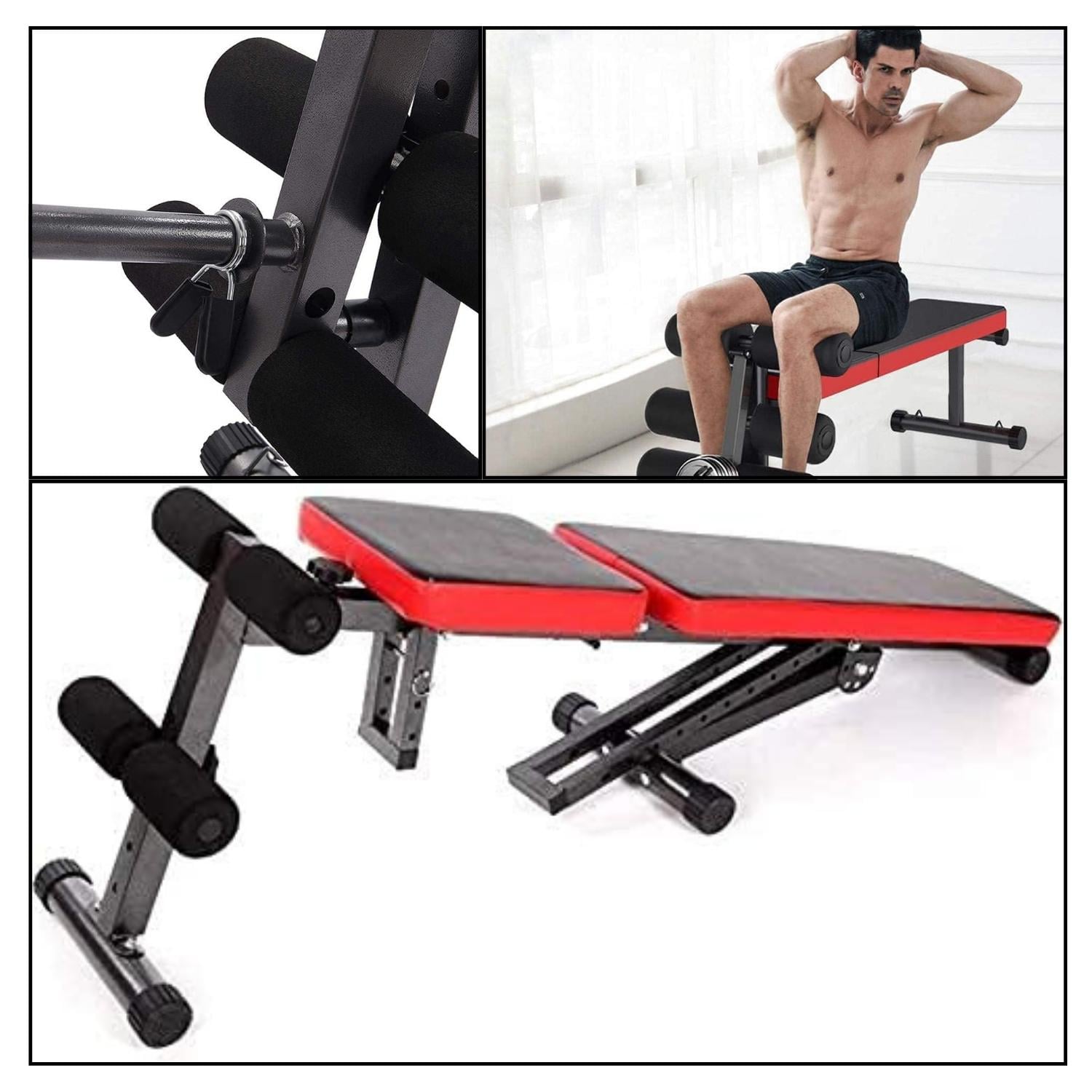 BANCA ABDOMINAL PECHO PIERNAS INCLINABLE - 4