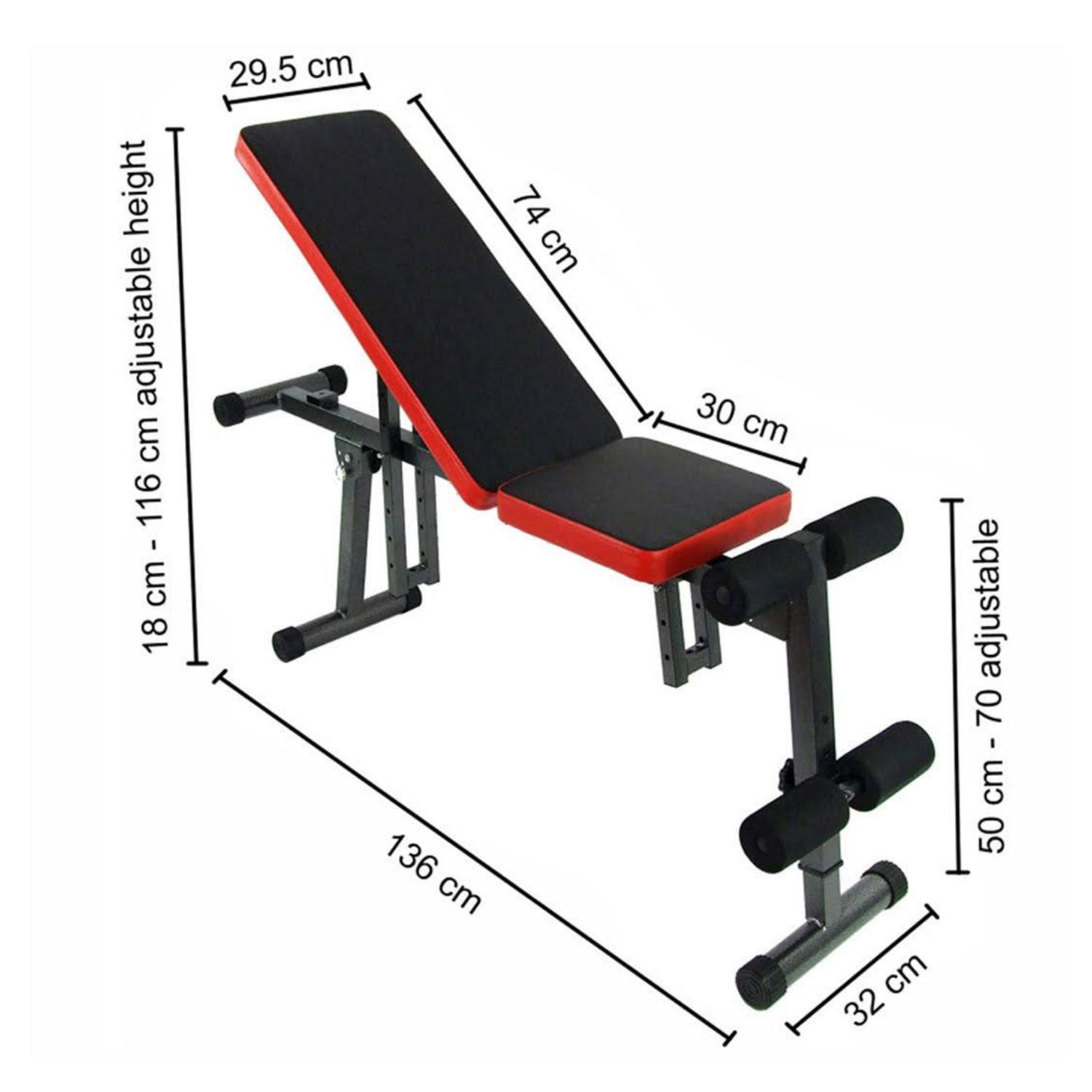 BANCA ABDOMINAL PECHO PIERNAS INCLINABLE - 5