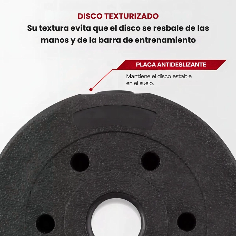 SET MANCUERNAS 20 KG 5 EN 1 BARRA Z - 5