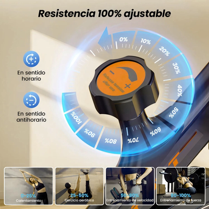 BICICLETA SPINNING 6KG RESISTENCIA AMBITION - 5
