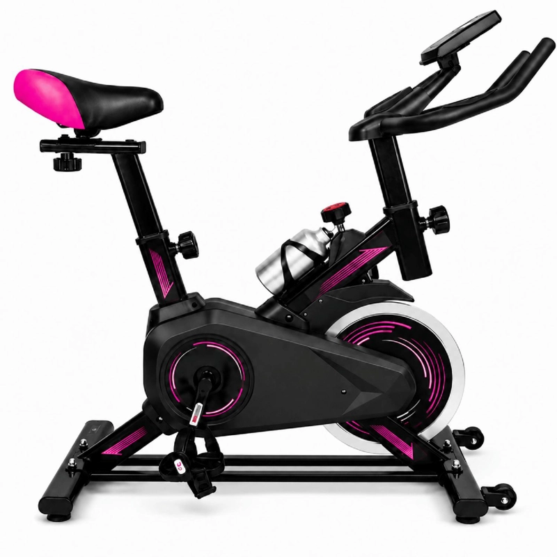 BICICLETA SPINNING YEPSPORT FUCSIA CON BOTELLA - 6