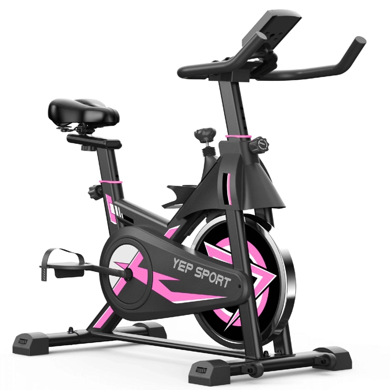 BICICLETA SPINNING PRO 14 KG DISCO 1016-3 PINK - 1