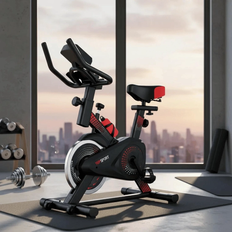 BICICLETA SPINNING YEPSPORT REDPOINT CON BOTELLA - 5
