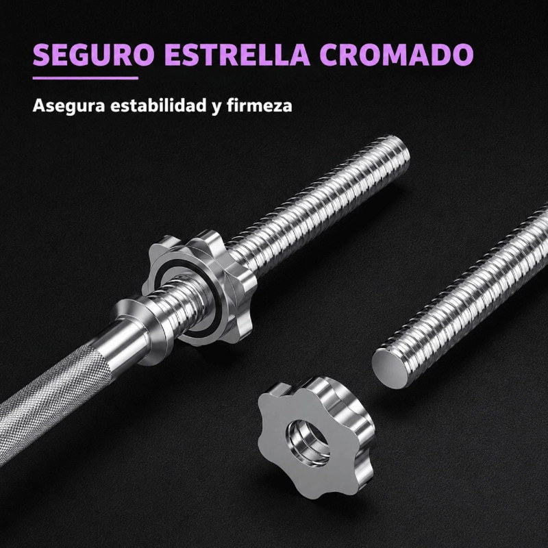 BARRA PREOLIMPICA 1.2 M CROMADO YEP2279 - 6