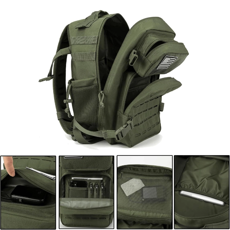 MOCHILA TACTICA MILITAR OUTDOOR IMPERMEABLE - 5