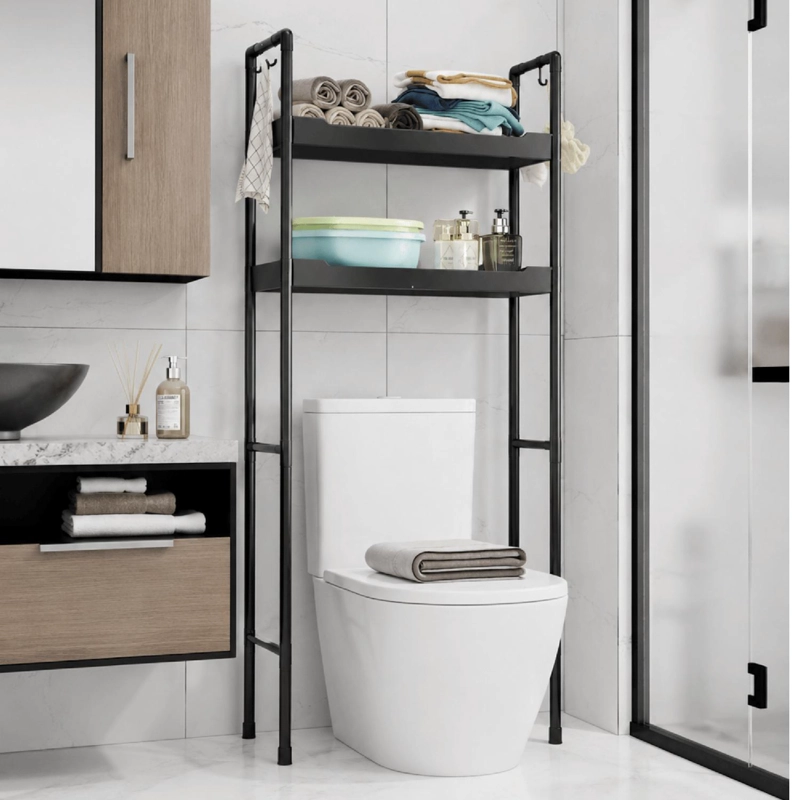 ESTANTE MUEBLE ORGANIZADOR DE BAÑO 2 NIVELES REPISA - 1