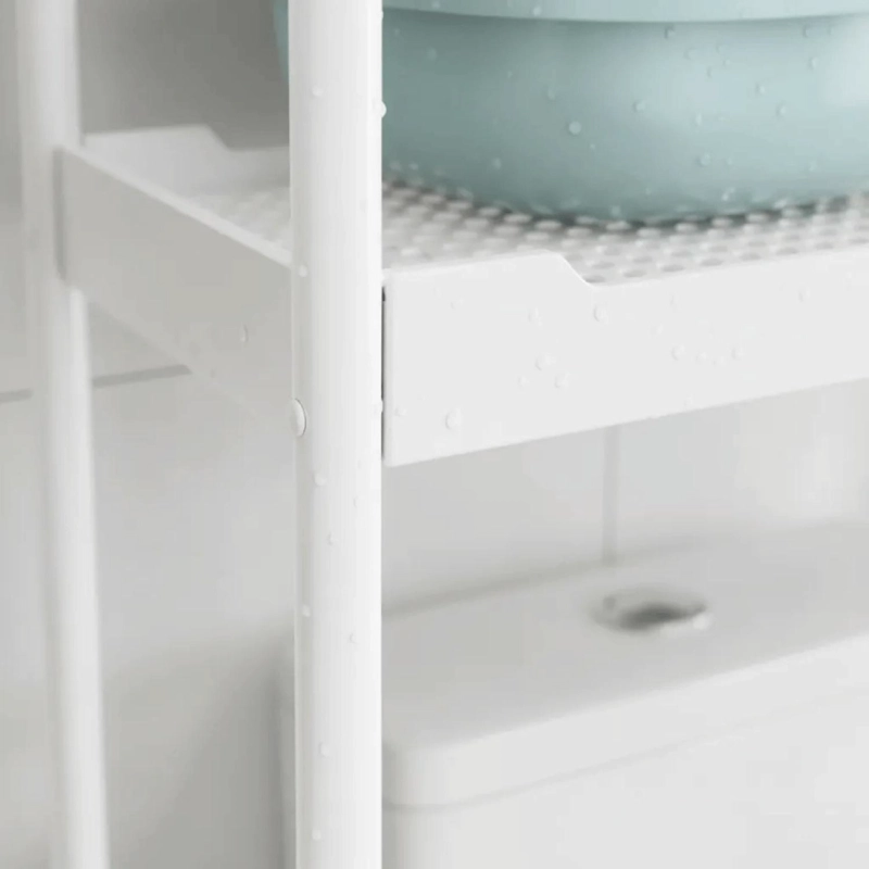 ESTANTE MUEBLE ORGANIZADOR DE BAÑO 2 NIVELES REPISA - 5