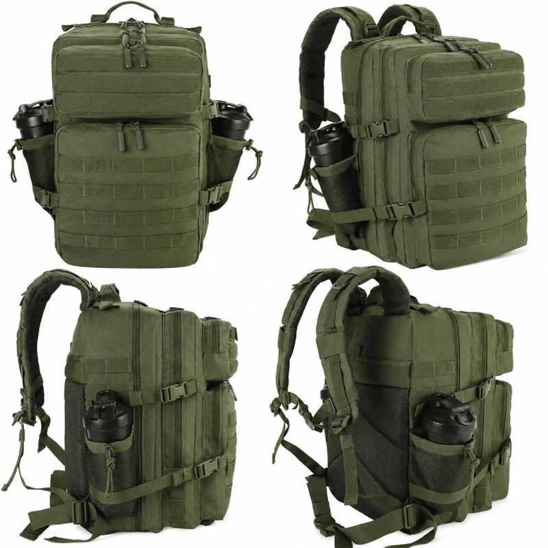 MOCHILA TACTICA 50L MILITAR MULTIUSOS CAMPING NOTEBOOK - 2