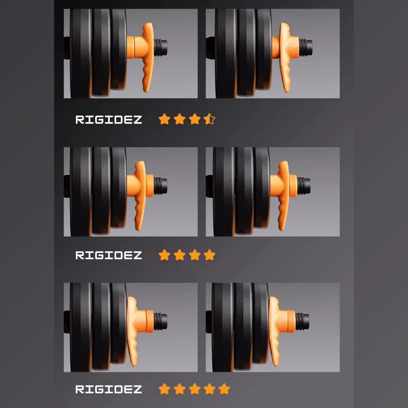 SET 20 KG MANCUERNAS Y BARRA NEWGEN PREMIUM - 5