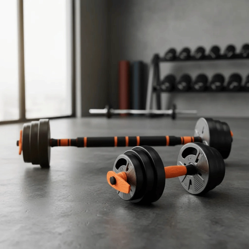 SET 20 KG MANCUERNAS Y BARRA NEWGEN PREMIUM - 7