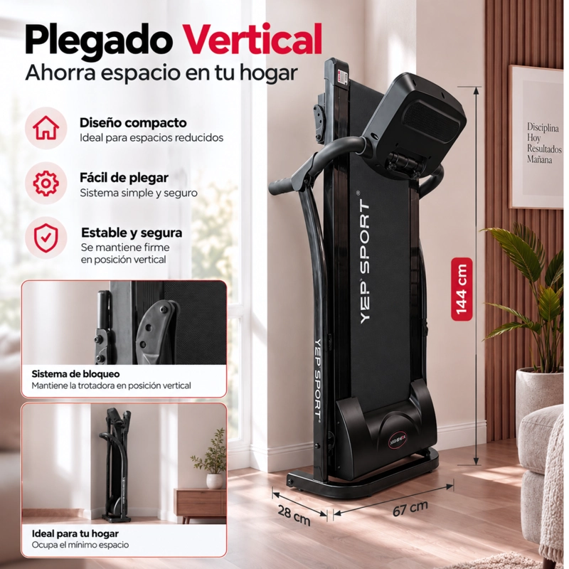TROTADORA ELE CTRICA YEP SPORT 12 KM/H BLUETOOTH + PULSO - 6