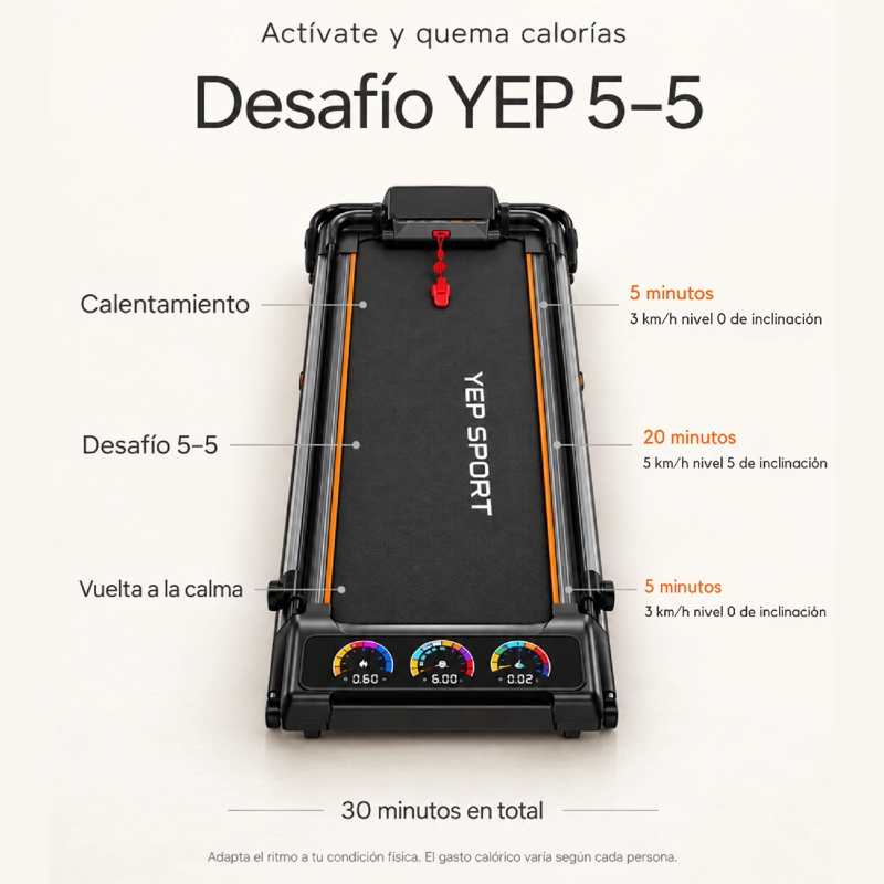 TROTADORA ELE CTRICA INCLINACION AUTOMATICA RGB D5 - 8