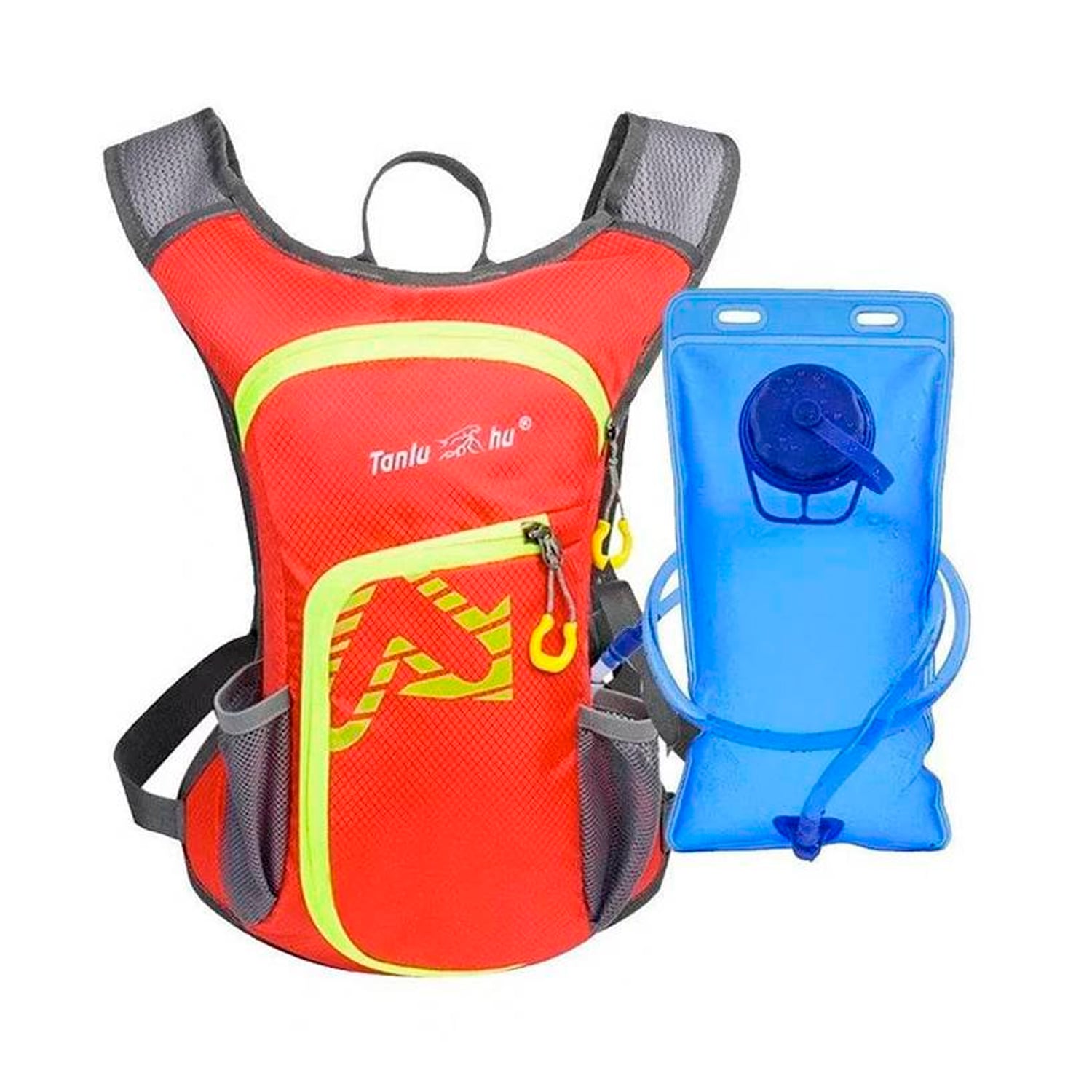 MOCHILA CAMELLBACK TREKKING + BOLSA HIDRATACIÓN ROJO - 1
