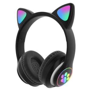 AUDÍFONOS GATOS INFANTIL BLUETOOTH NEGRO - 1