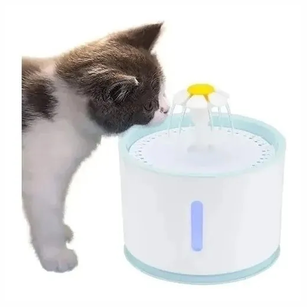 SET PERROS GATOS FUENTE BEBEDERO DISPENSADOR AGUA ELÉCTRICO + 4 FILTROS - 2