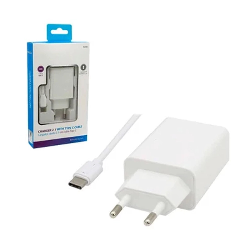 CARGADOR USB INTELIGENTE CON CABLE TIPO C - 2