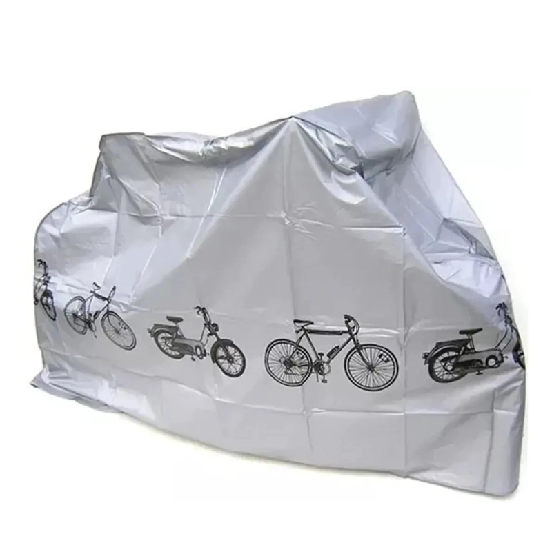 CARPA FUNDA LONA CUBRE MOTO BICICLETA CON DISEÑO - 1