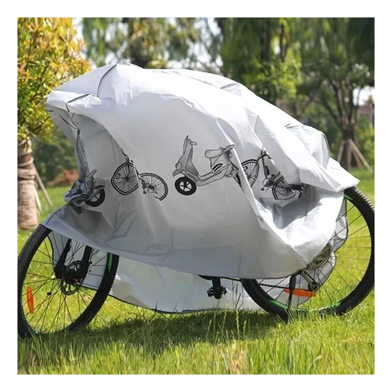 CARPA FUNDA LONA CUBRE MOTO BICICLETA CON DISEÑO - 3
