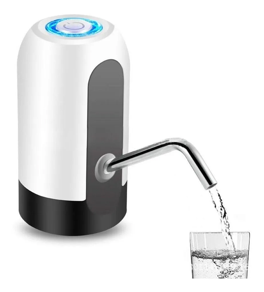 DISPENSADOR USB AGUA ELECTRÓNICO RECARGABLE BOTELLÓN - 1